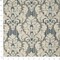 Blue Damask Stripe Woven Pattern Upholstery Fabric by The Yard - SKU: Hubert Royal